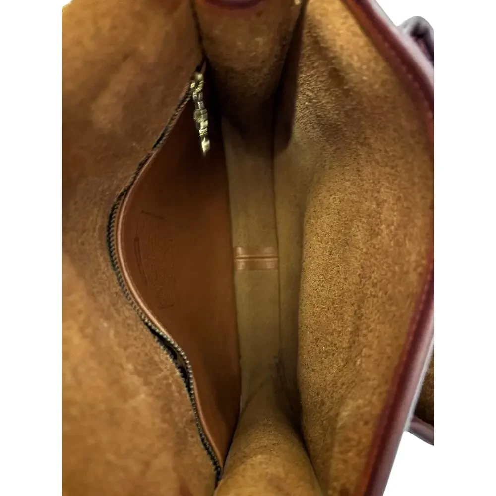 Vintage Coach Side Pack Mahogany Rare Classic Bag - Picture 2 of 9